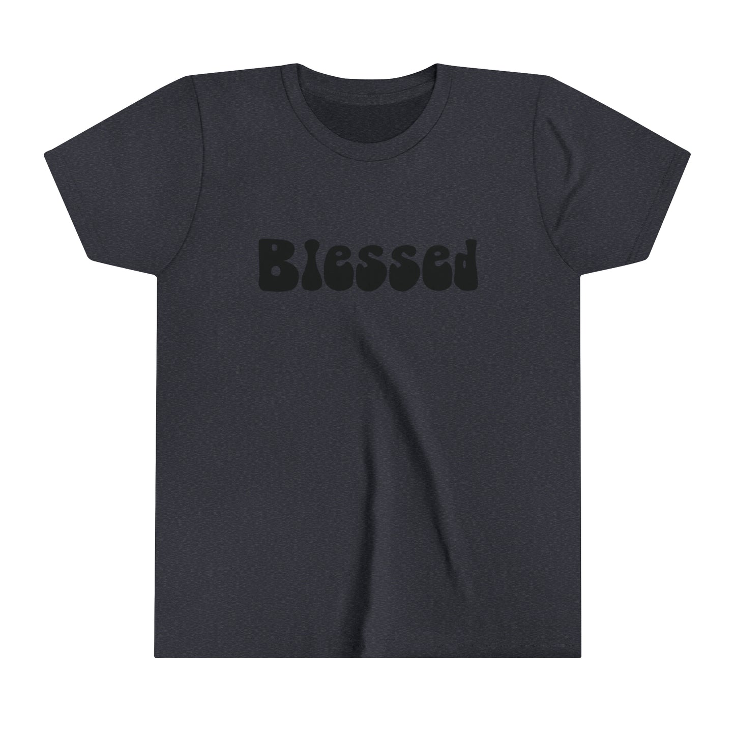 Groovy Blessed Black T-Shirt - Youth