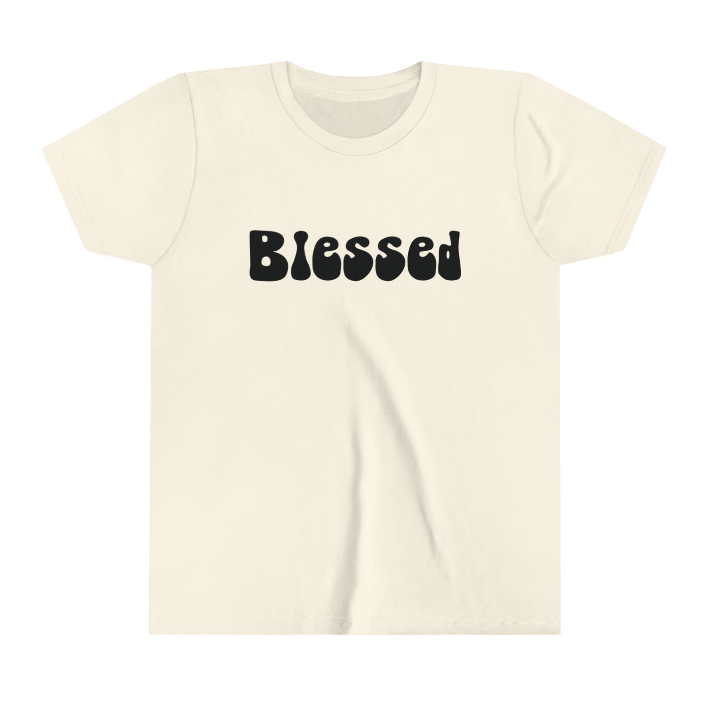 Groovy Blessed Black T-Shirt - Youth