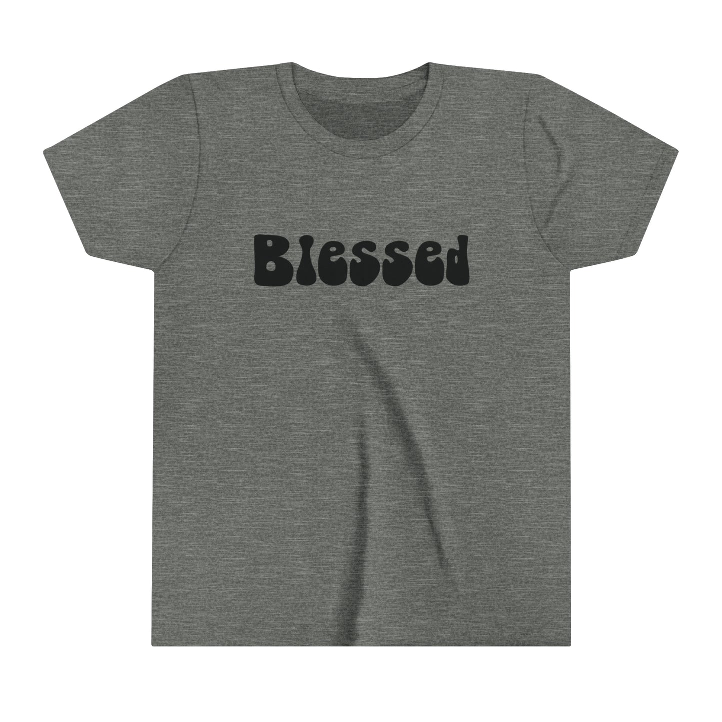 Groovy Blessed Black T-Shirt - Youth