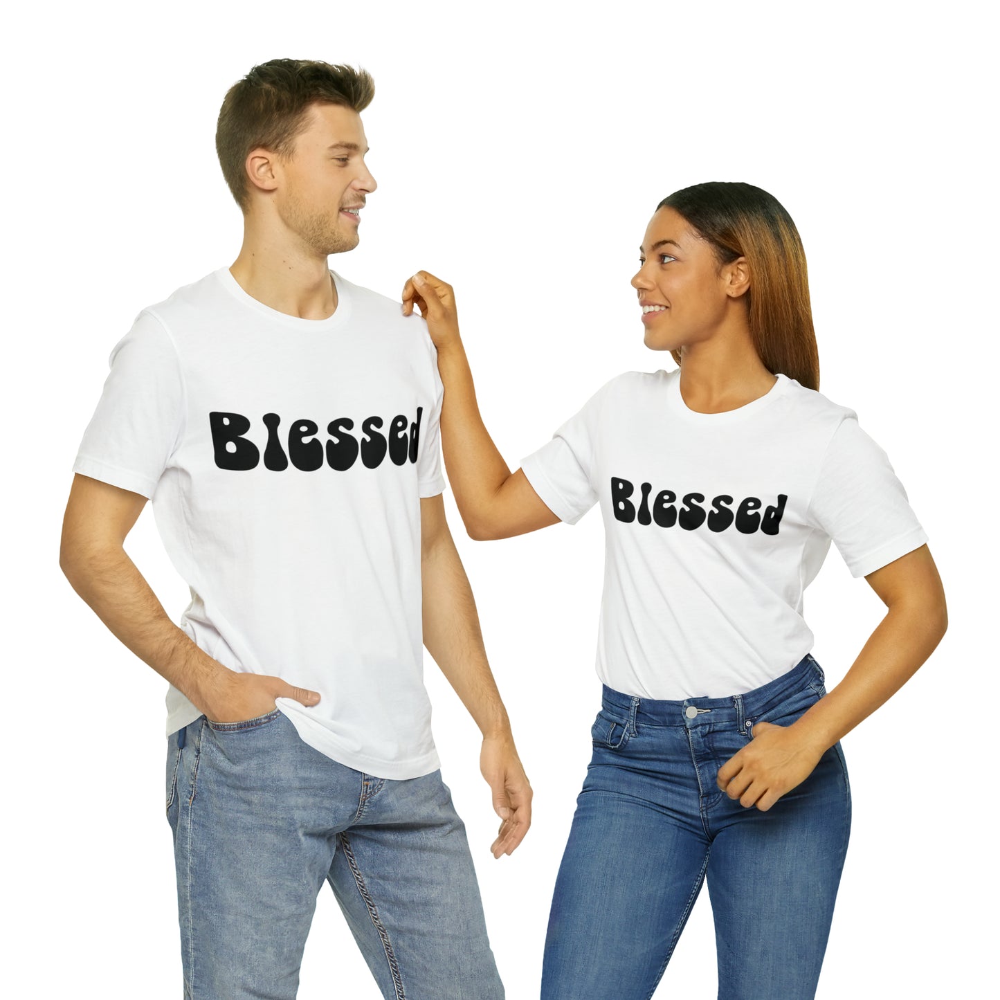 Groovy Blessed Black T-Shirt