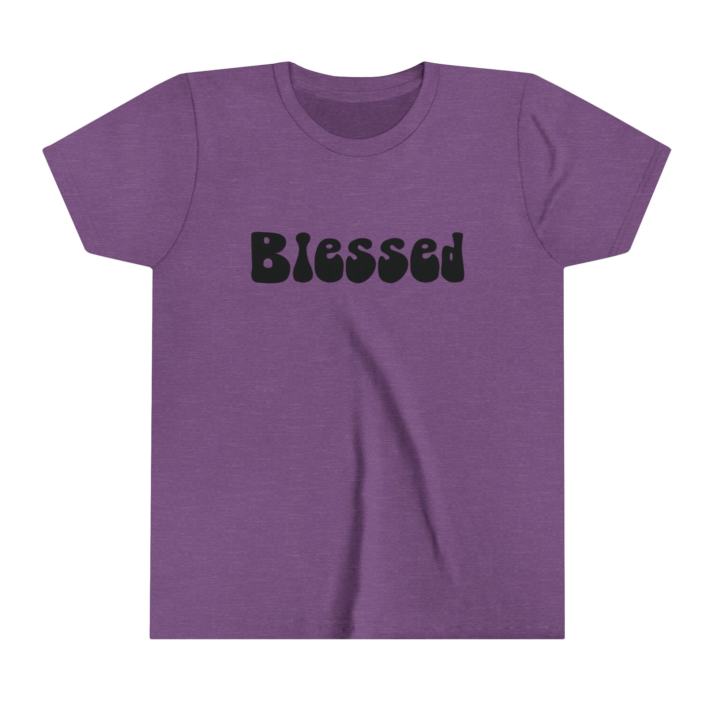 Groovy Blessed Black T-Shirt - Youth