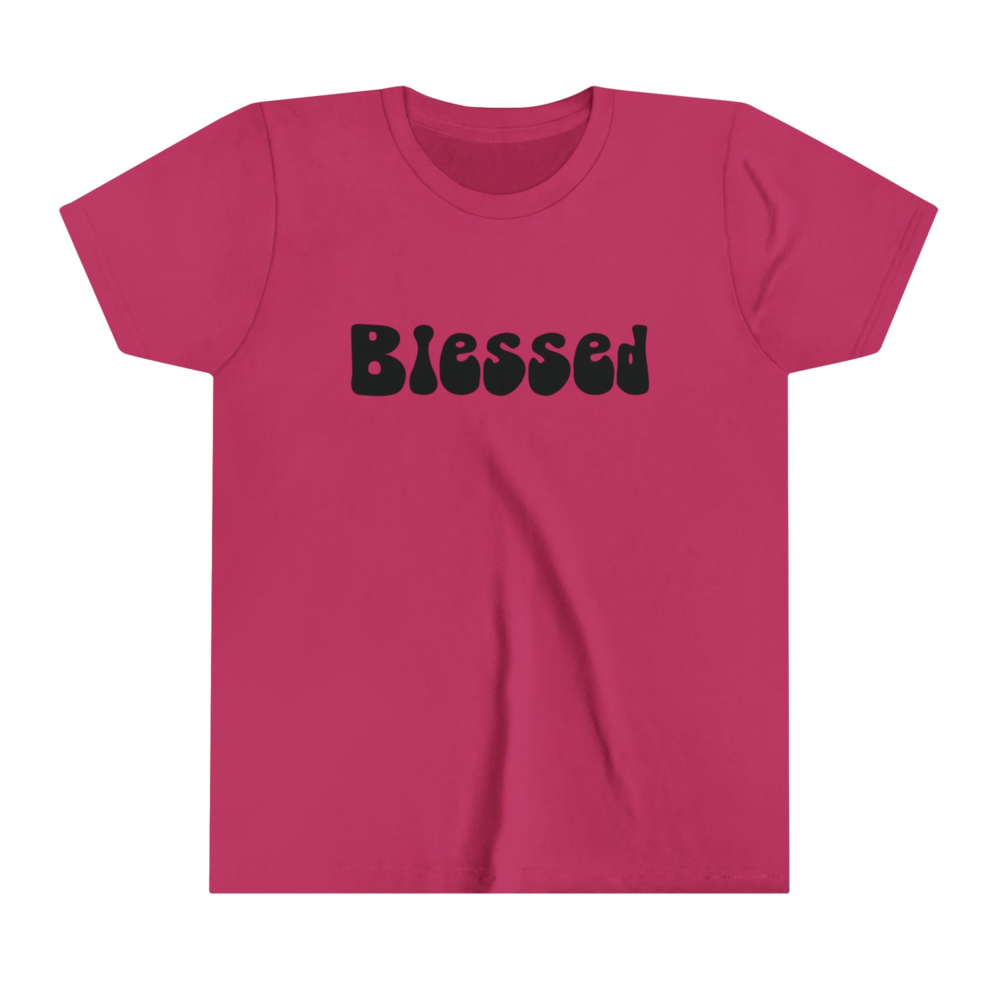 Groovy Blessed Black T-Shirt - Youth