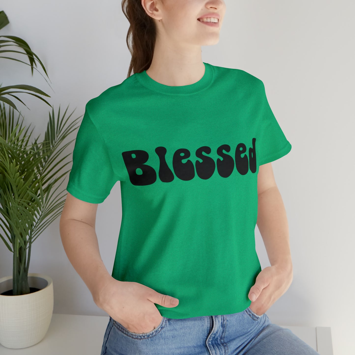 Groovy Blessed Black T-Shirt