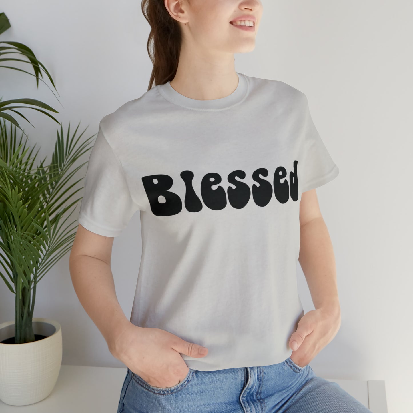 Groovy Blessed Black T-Shirt