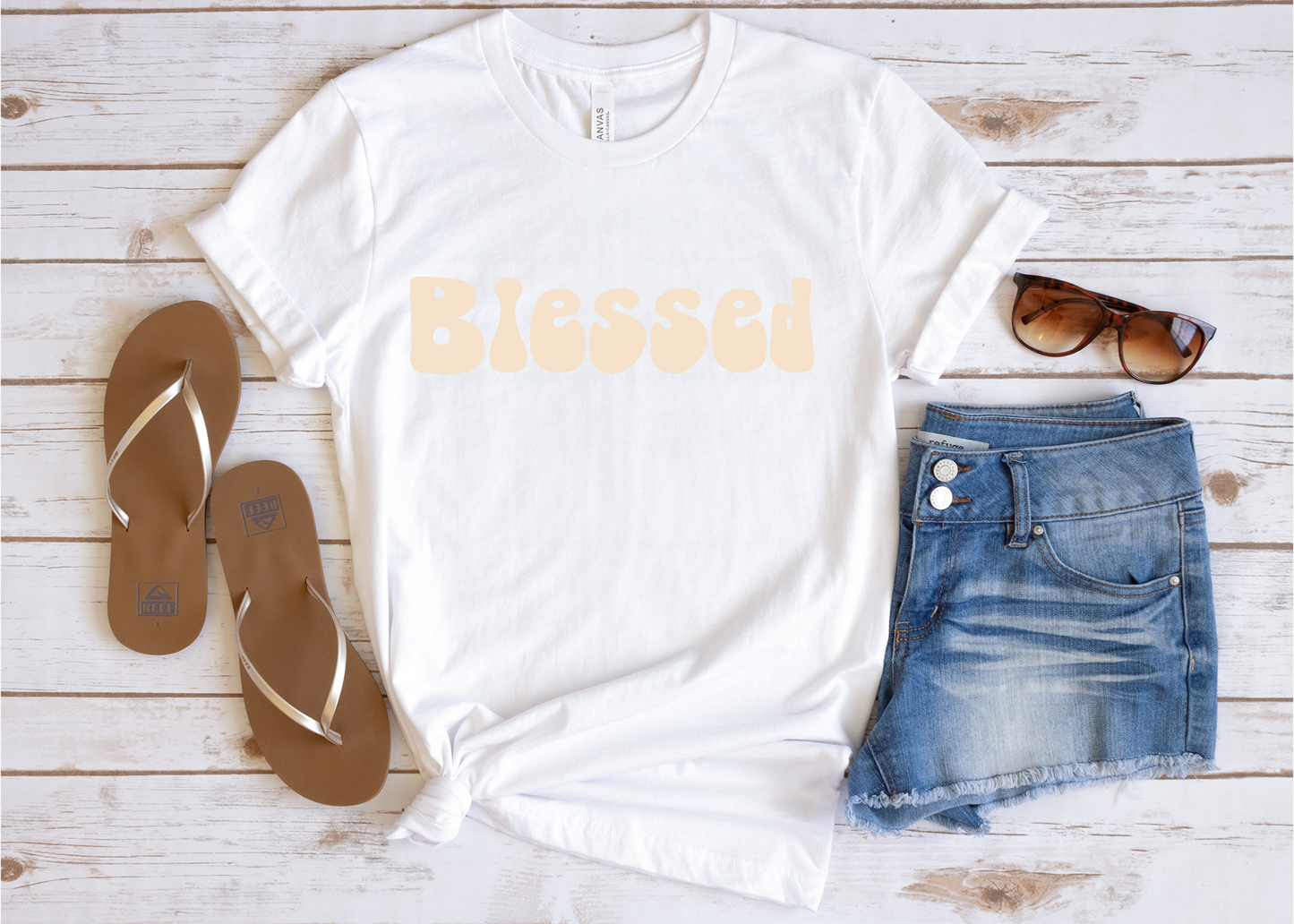 Retro Blessed T-Shirt