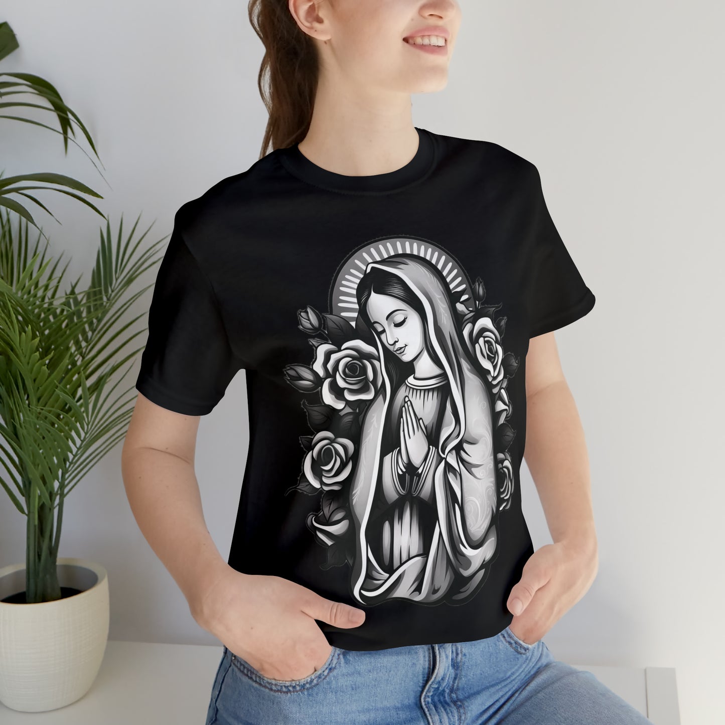 Our Lady Guadalupe Black T-Shirt