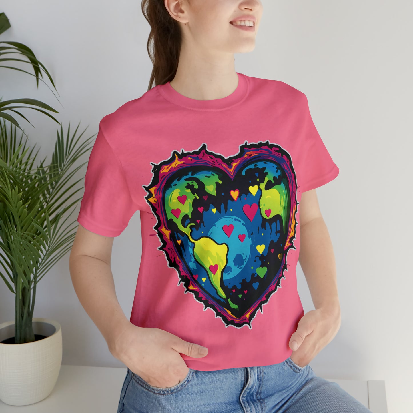 Neon 80's Earth T-Shirt