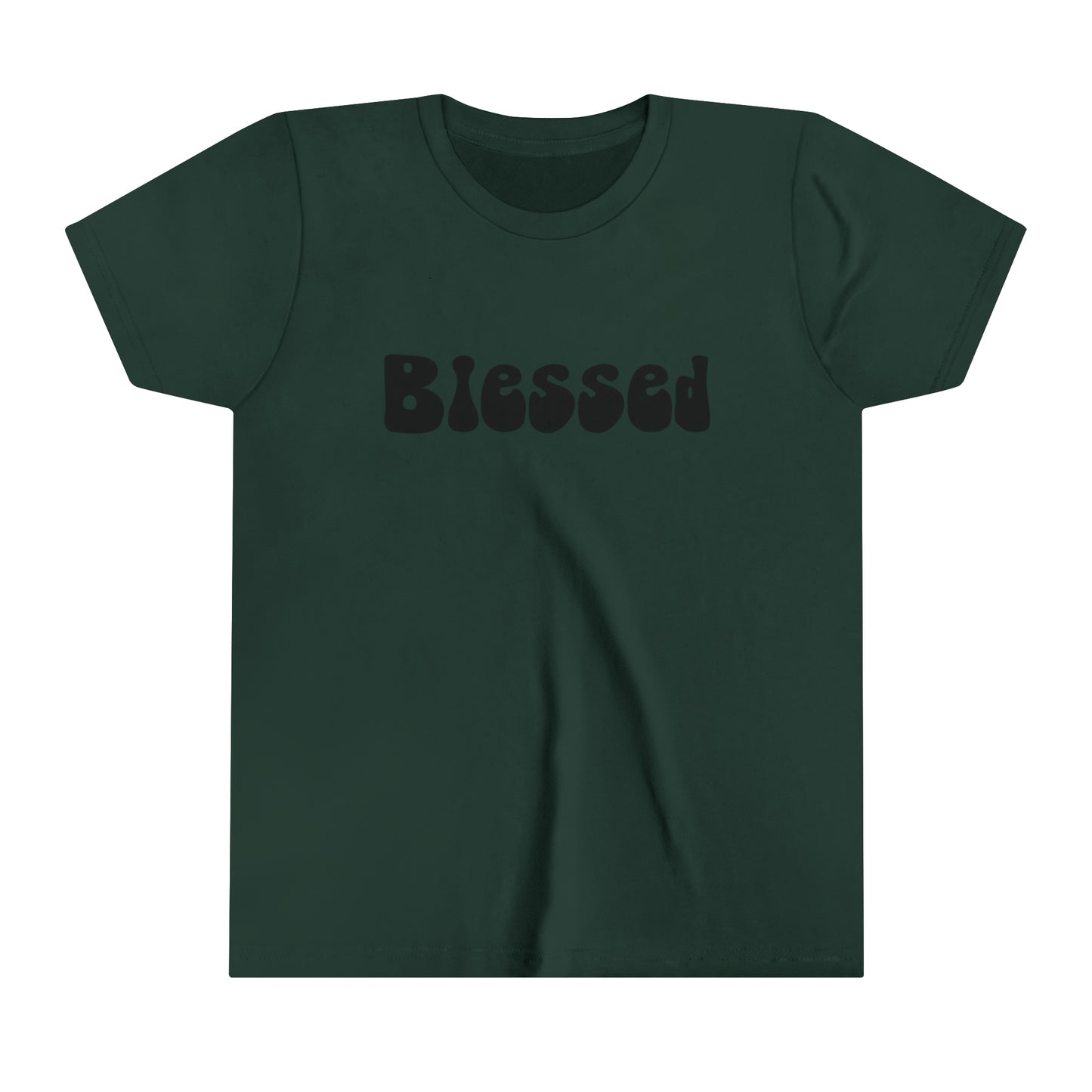 Groovy Blessed Black T-Shirt - Youth