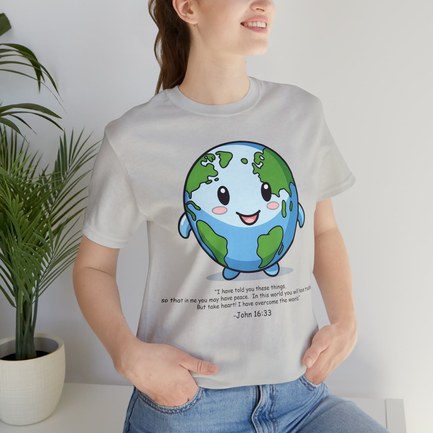 Kawaii Earth T-Shirt