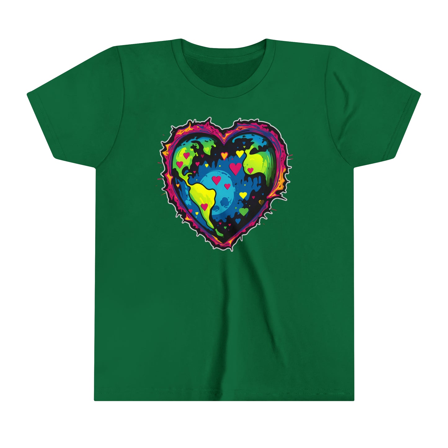 Neon 80's Earth T-Shirt - Youth