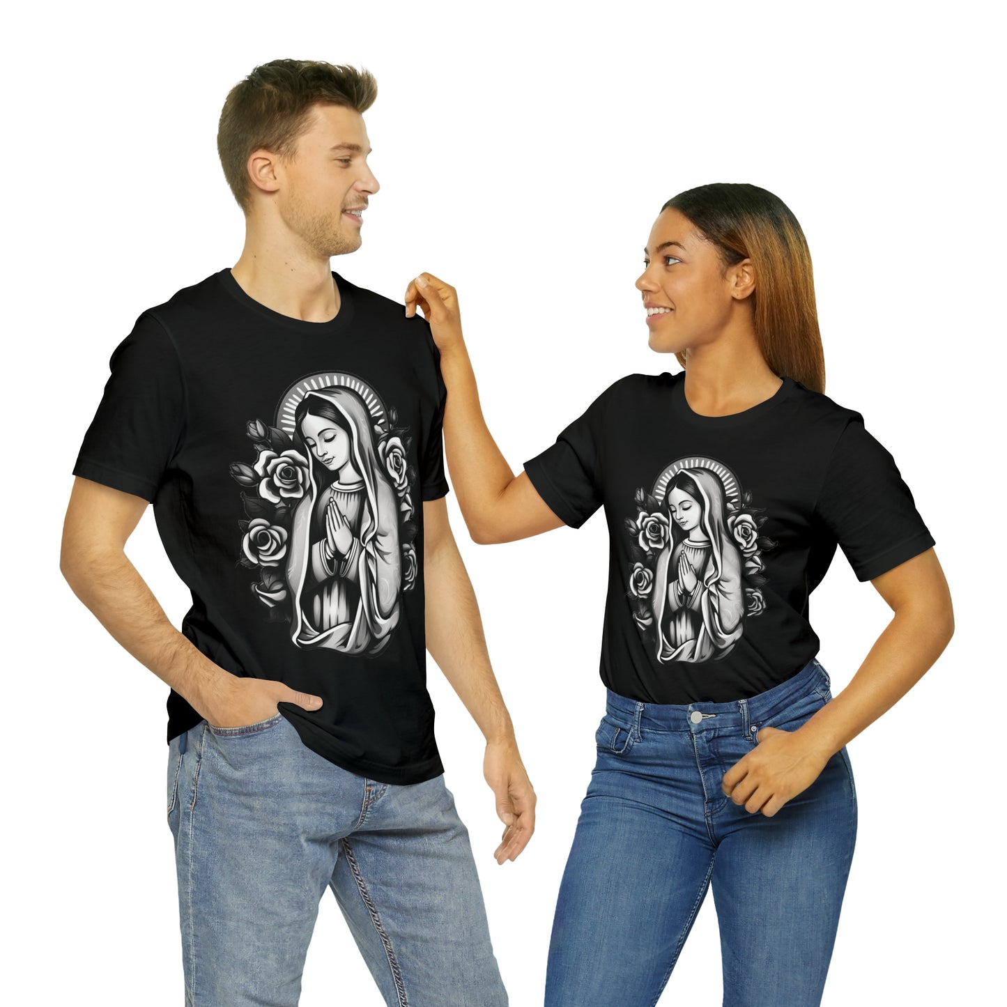 Our Lady Guadalupe Black T-Shirt