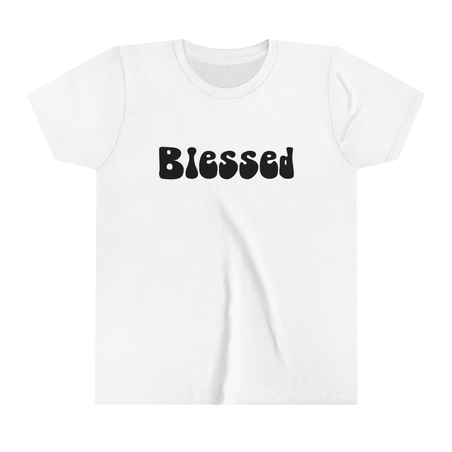 Groovy Blessed Black T-Shirt - Youth