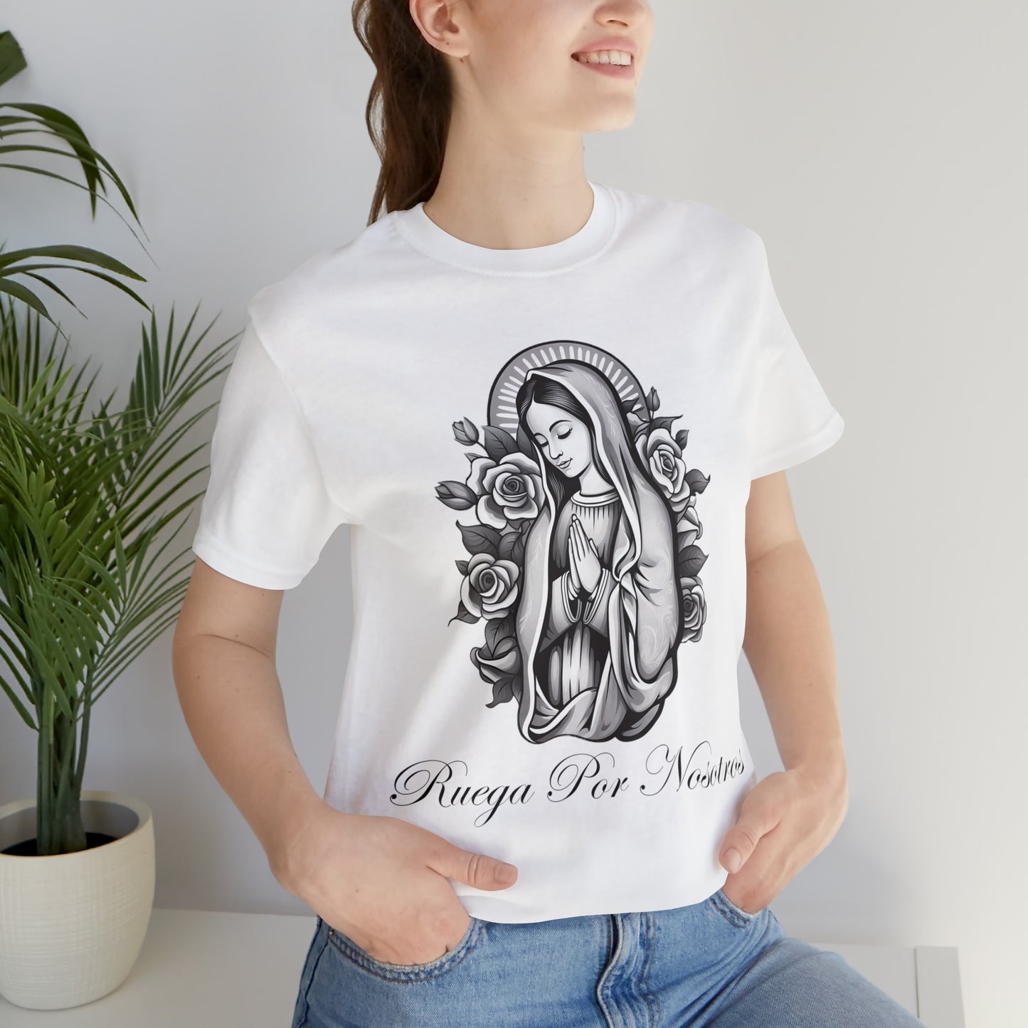 Our Lady of Guadalupe White T-Shirt
