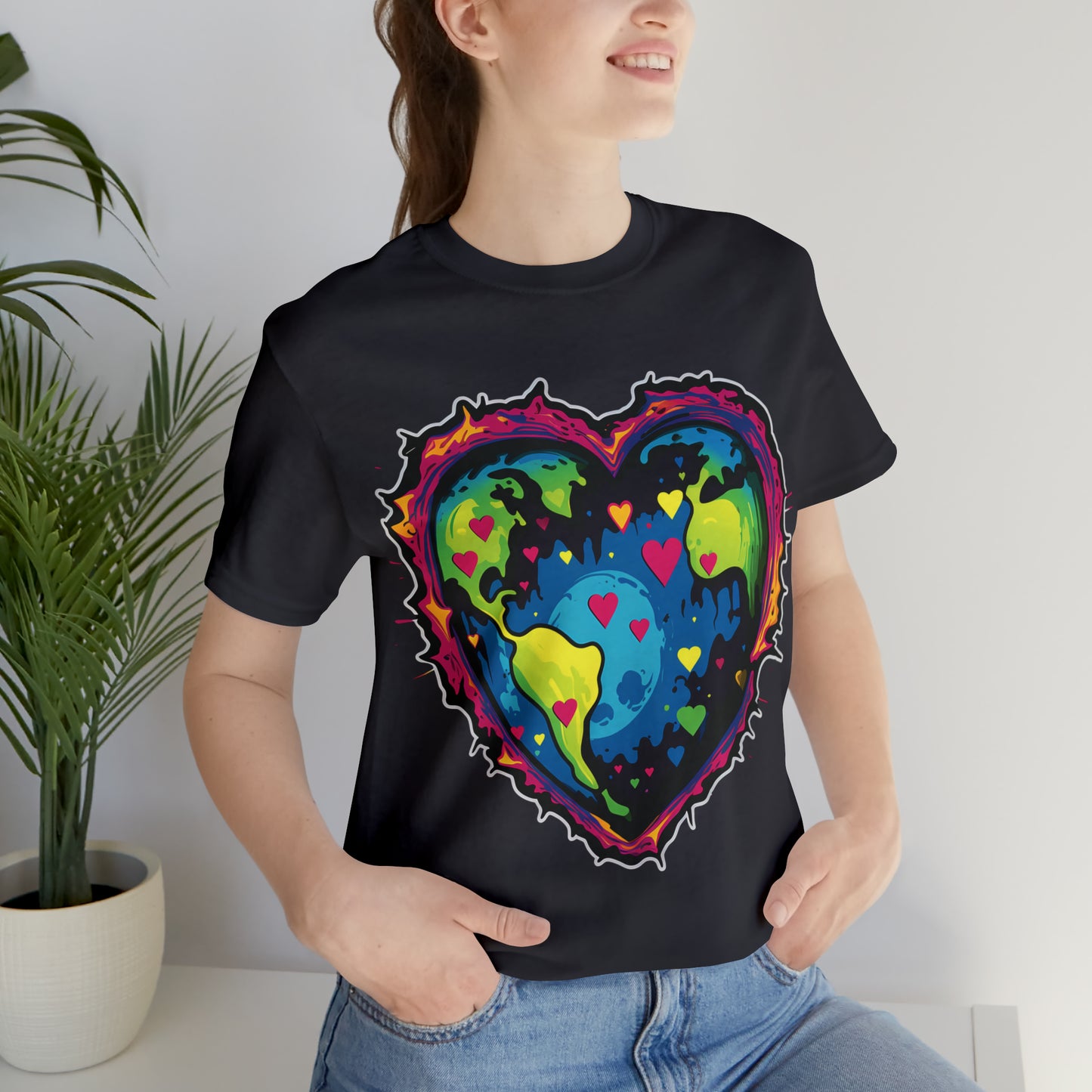 Neon 80's Earth T-Shirt